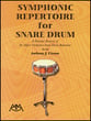 SYMPHONIC REPERTOIRE FOR SNARE DRUM cover